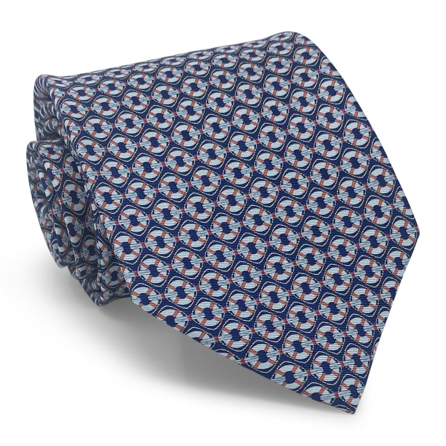 Life Ring: Tie - Navy