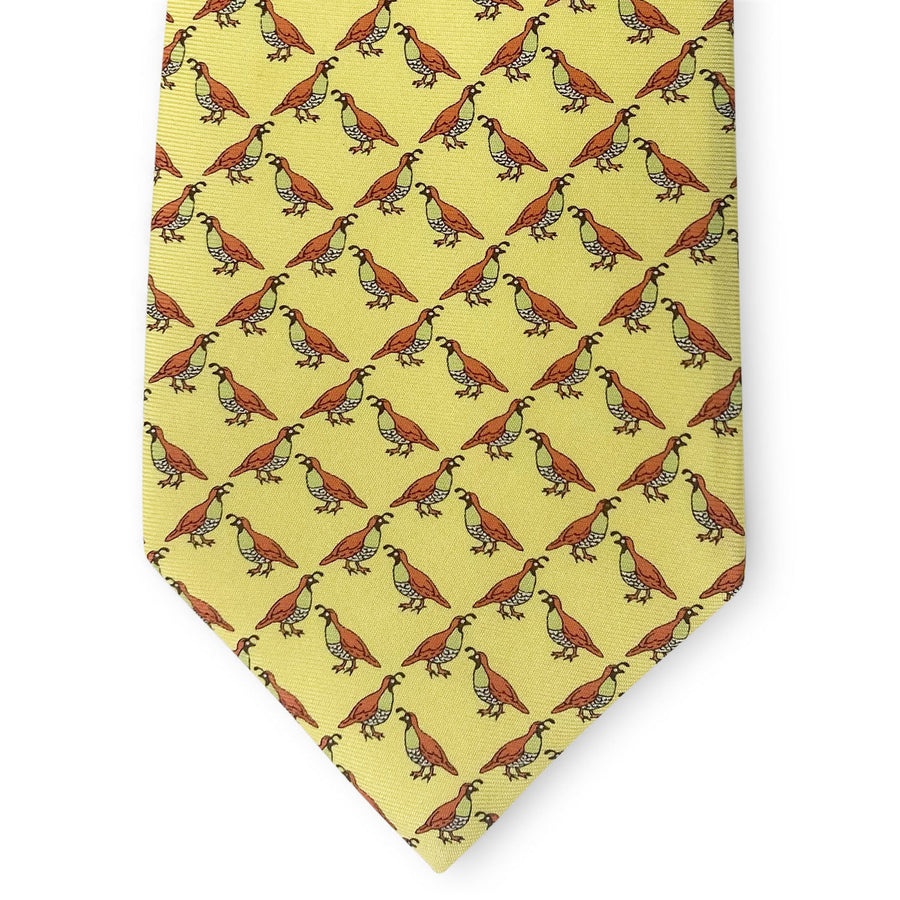 Quail: Tie - Yellow