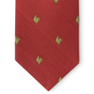 Rooster: Tie - Coral
