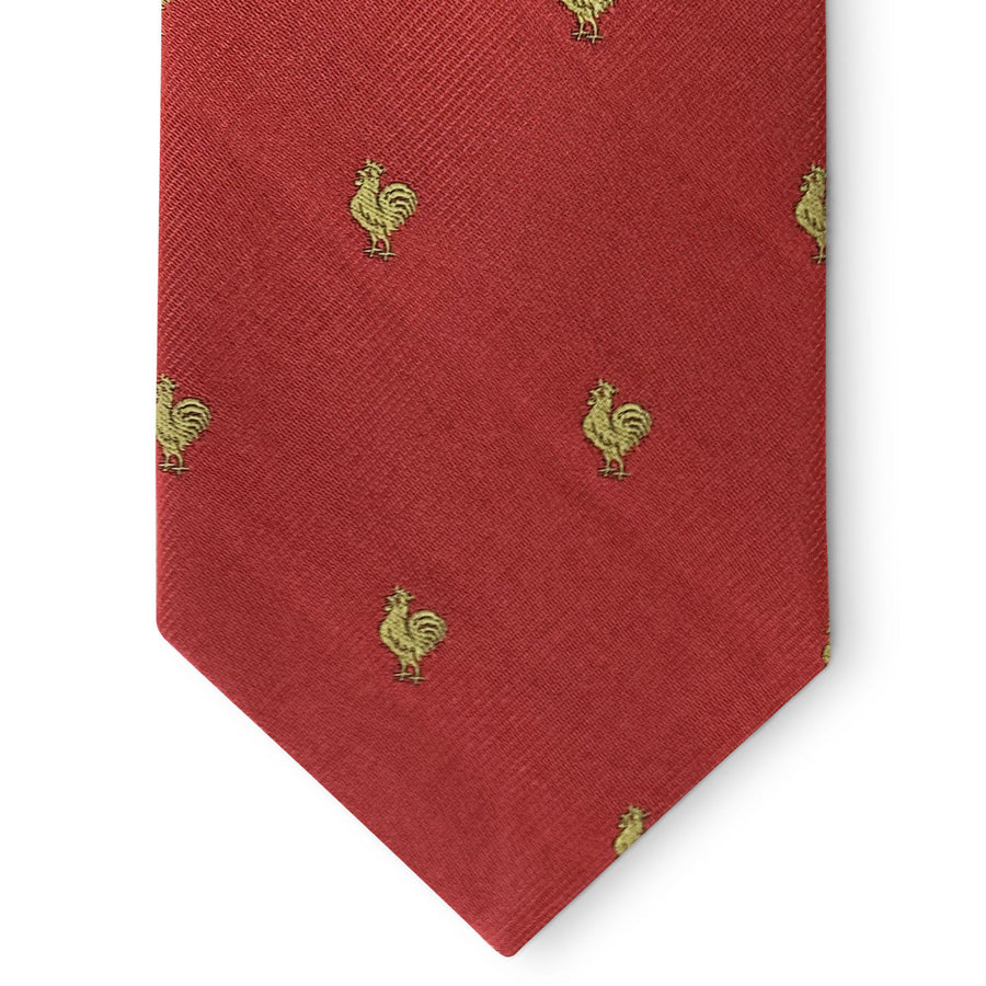 Rooster: Tie - Coral
