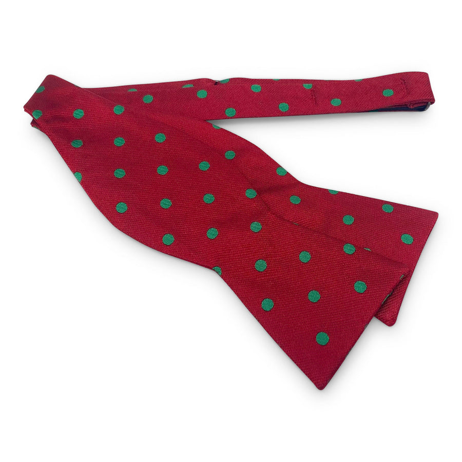 Dots: Bow - Red/Green