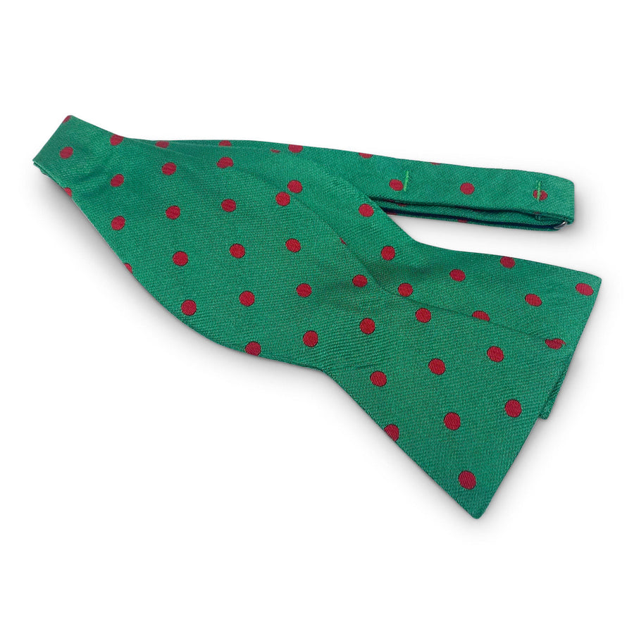 Spaced Dots: Bow - Green