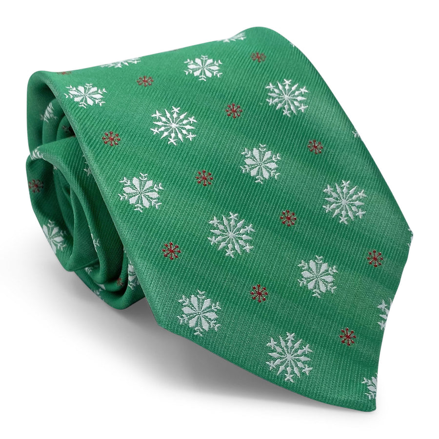 Snowflake: Tie - Green