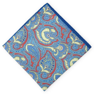 Fleetwood: Silk Pocket Square - Aqua