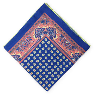 McCartney: Silk Pocket Square - Navy