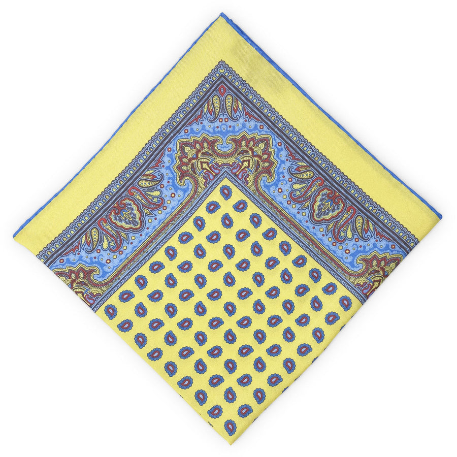 McCartney: Silk Pocket Square - Yellow