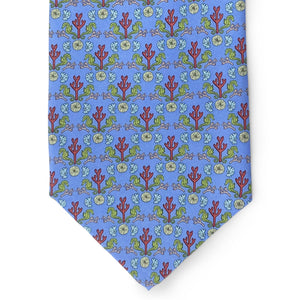 Sea Horse Coral: Tie - Blue