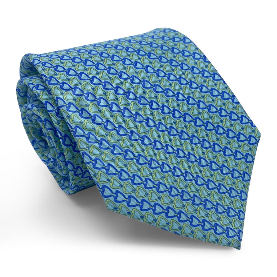 Stirrup: Tie - Aqua