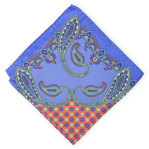 Astaire: Silk Pocket Square - Blue