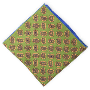 Grande Pine: Silk Pocket Square - Green