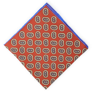 Grande Pine: Silk Pocket Square - Red