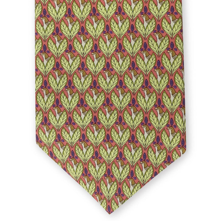 Partridge: Tie - Coral