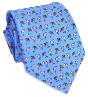 Gone Fishin': Tie - Blue