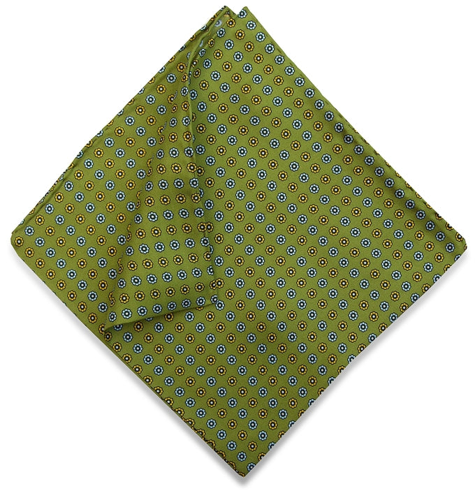 American Made Collared Greens Pocket Squares Green Made in the USA