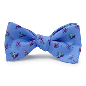 Hooked on Flies: Bow Tie - Blue