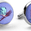 Load image into Gallery viewer, Hooked on Flies: Cufflinks - Light Blue
