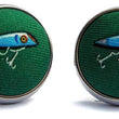 Load image into Gallery viewer, Perfect Tackle: Cufflinks - Green
