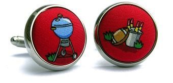 Tailgate: Cufflinks - Red