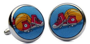 Hoop Dreams: Cufflinks - Blue