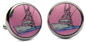 Go Fish: Cufflinks - Pink