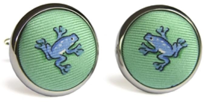 Frogger: Cufflinks - Seafoam