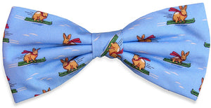 Back Bowl Bunnies: Boys Bow Tie - Blue