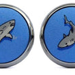 Load image into Gallery viewer, Shark Week: Cufflinks - Blue
