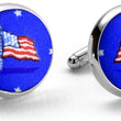 Load image into Gallery viewer, Stars &amp; Stripes: Cufflinks - Blue
