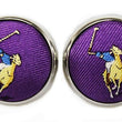 Load image into Gallery viewer, Polo Match: Cufflinks - Purple
