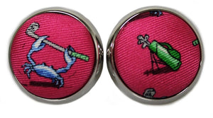 Clubbin' Crabs: Cufflinks - Coral