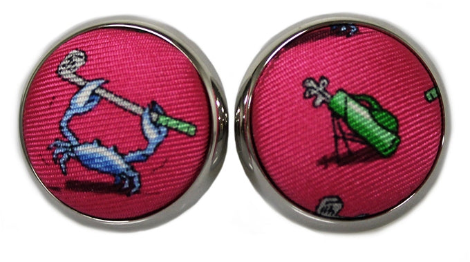 Clubbin' Crabs: Cufflinks - Coral