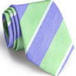 Load image into Gallery viewer, American Made Collared Greens Tie Lime/Violet Made in the USA
