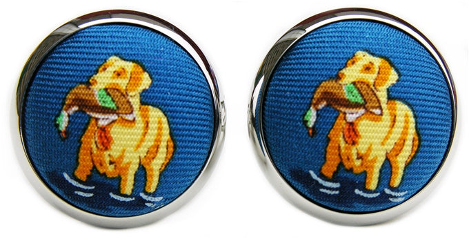 Gun Dog Glory: Cufflinks - Blue