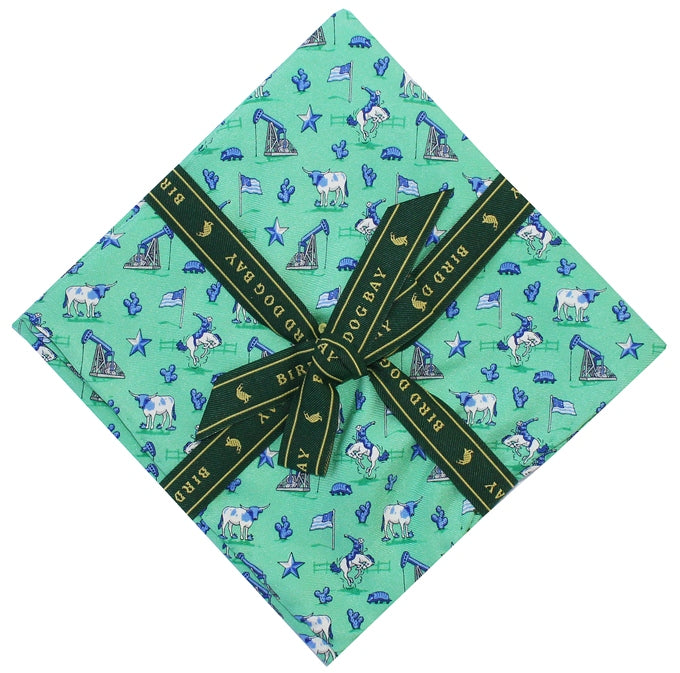 American Made Collared Greens Pocket Squares Green Made in the USA