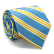 Load image into Gallery viewer, On Air Stripe: Tie - Blue/Yellow
