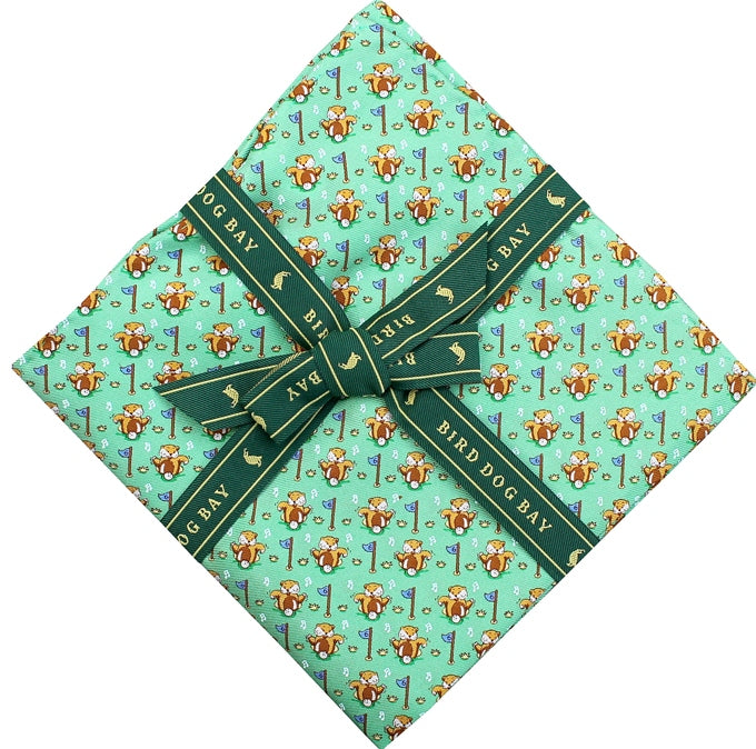 American Made Collared Greens Pocket Squares Green Made in the USA