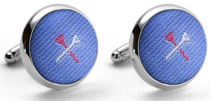 Tee Time: Cufflinks - Blue