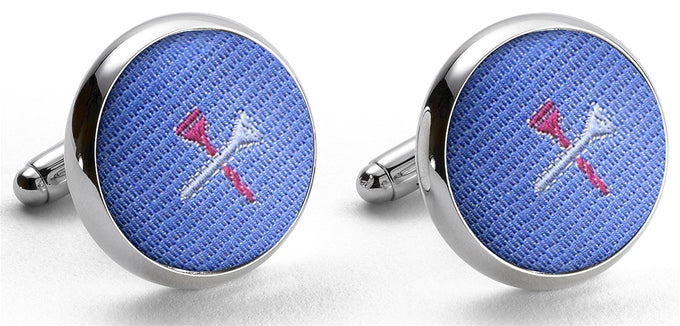 Tee Time: Cufflinks - Blue