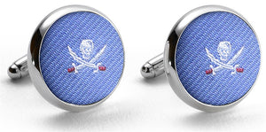 Jolly Roger: Cufflinks - Blue