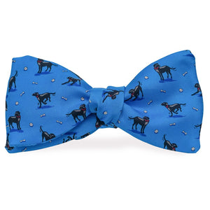 Black Lab Heaven: Bow Tie - Mid-Blue