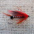 Load image into Gallery viewer, American Made Collared Greens Fly Fishing Lapel Pins Orange|Red Made in the USA
