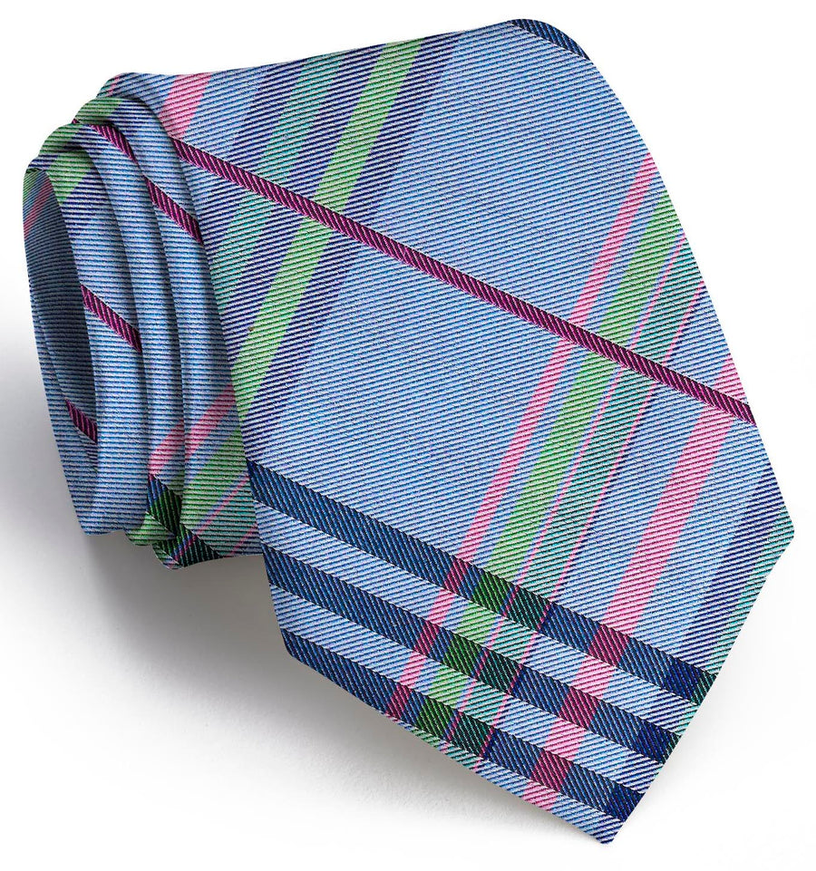 Neapolitan Plaid: Tie - Blue