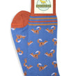 Load image into Gallery viewer, American Made Collared Greens Socks Blue Made in the USA
