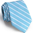 Load image into Gallery viewer, American Made Collared Greens Tie Turquoise/White Made in the USA
