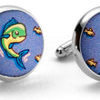 Load image into Gallery viewer, Mahi Madness: Cufflinks - Blue
