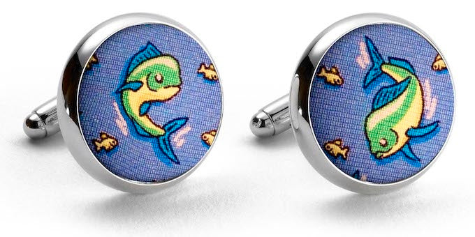 Mahi Madness: Cufflinks - Blue