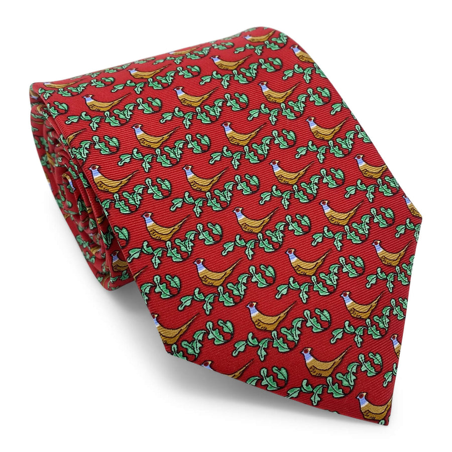 Pheasant Run: Tie - Red