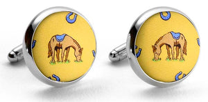 Horsin' Around: Cufflinks - Yellow