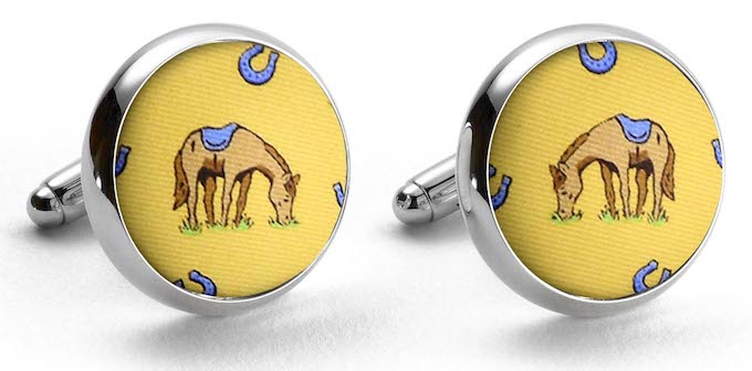 Horsin' Around: Cufflinks - Yellow