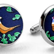 Load image into Gallery viewer, Pheasant Run: Cufflinks - Navy
